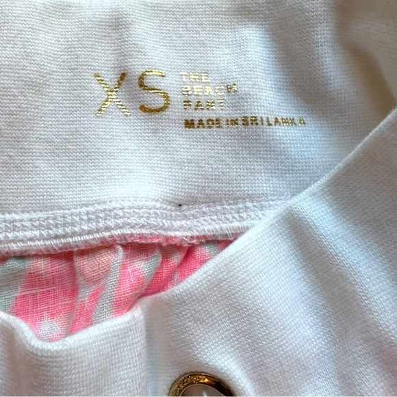 Lilly Pulitzer XS The Beach Pant - 100% Linen - Vibrant Floral Print - Picture 4 of 12